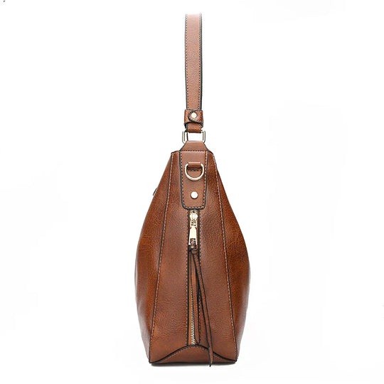 Carlotta – Borsa a Tracolla in Pelle Vintage